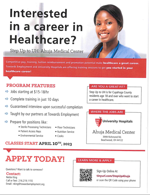 towards employment flyer
